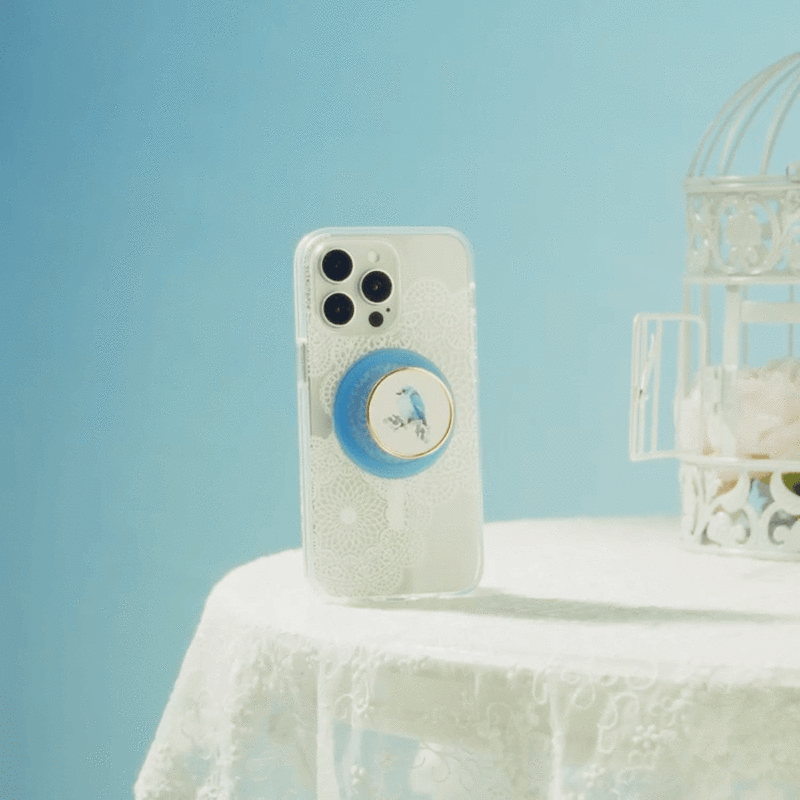 Enamel Blue Bird — PopGrip for MagSafe image number 4
